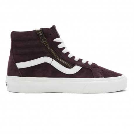 Sk8-hi reissue side zip cozy hug - Dark brown