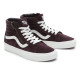 VANS, Sk8-hi reissue side zip cozy hug, Dark brown