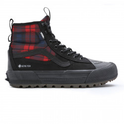 VANS, Sk8-hi gore-tex mte-3 tech plaid, Black/red