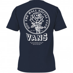 VANS, Off the wall social club ss tee, Dress blues