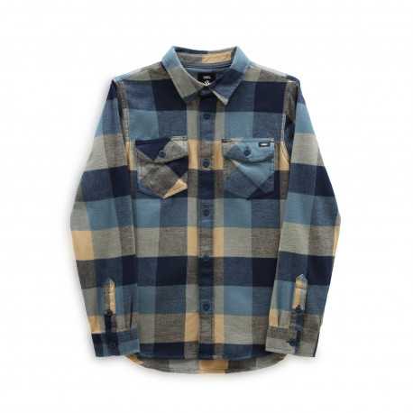 Box flannel boys - Bluestone/taos taupe