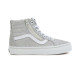 VANS, Sk8-hi reissue side zip, Glitter silver/true white