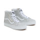 VANS, Sk8-hi reissue side zip, Glitter silver/true white