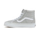 VANS, Sk8-hi reissue side zip, Glitter silver/true white