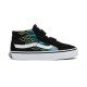 VANS, Sk8-mid reissue v, Metallic flame black/multi