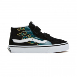 VANS, Sk8-mid reissue v, Metallic flame black/multi