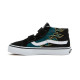 VANS, Sk8-mid reissue v, Metallic flame black/multi