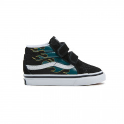 VANS, Sk8-mid reissue v, Metallic flame black/multi