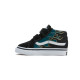 VANS, Sk8-mid reissue v, Metallic flame black/multi