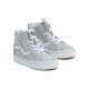 VANS, Sk8-hi reissue side zip, Glitter silver/true white