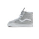 VANS, Sk8-hi reissue side zip, Glitter silver/true white