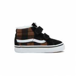 VANS, Sk8-mid reissue v plaid sherpa, Black/brown