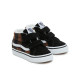 VANS, Sk8-mid reissue v plaid sherpa, Black/brown