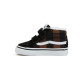 VANS, Sk8-mid reissue v plaid sherpa, Black/brown