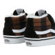 VANS, Sk8-mid reissue v plaid sherpa, Black/brown