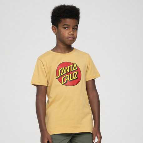 Youth classic dot t-shirt - Parchment