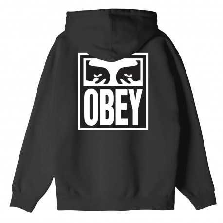 Obey eyes icon zip - Black