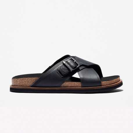Amalfi vibes slide sandal - Jet black