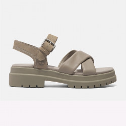 TIMBERLAND, London vibe backstrap sandal, Light taupe full grain