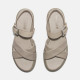 TIMBERLAND, London vibe backstrap sandal, Light taupe full grain