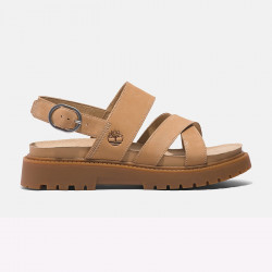 TIMBERLAND, Clairemont way backstrap sandal, Medium beige nubuck