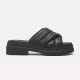 TIMBERLAND, London vibe slide sandal, Black full grain