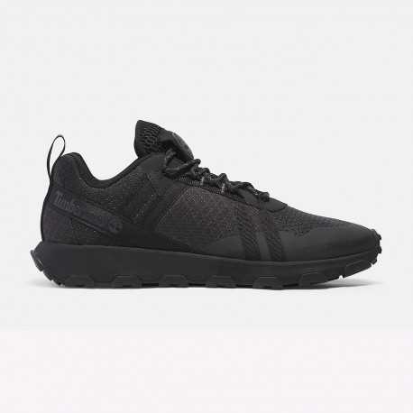 Winsor trail low lace up sneaker - Black mesh