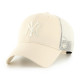 47 BRAND, Cap mlb new york yankees branson mvp, Natural1