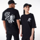 NEW ERA, Mlb food graphic os tee chiwhi, Blkwhi