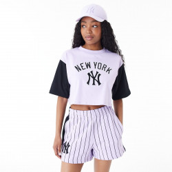 NEW ERA, Mlb lifestyle crop tee neyyan, Pslblk