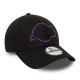 NEW ERA, Metallic outline 9forty loslak, Blk