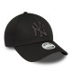 NEW ERA, Wmns metallic logo 9forty neyyan, Blkxmt