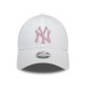 NEW ERA, Wmns metallic logo 9forty neyyan, Whi