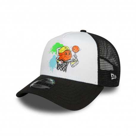 Child mascot trucker newera - Blkwhi