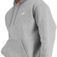 NEW BALANCE, Sport essentials fleece hoodie, Athlgrey