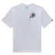 VANS, Brush petal ss tee, White