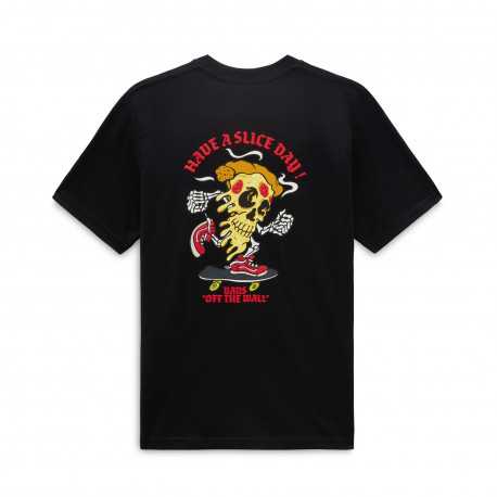 Pizza skull ss - Black