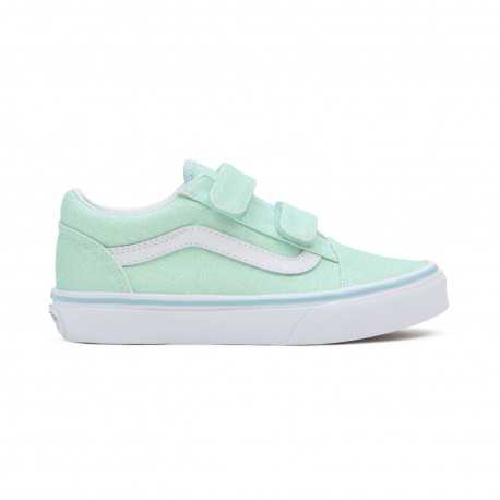 Old skool v - Glitter pastel blue