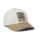 HUF, Cap long shot cv 6 panel hat, White