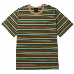 HUF, T-shirt triple triangle ss relaxed knit, Biscuit