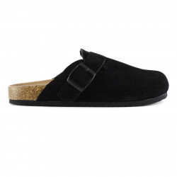 COLORS OF CALIFORNIA, Man sabot sandal in suede, Black