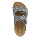 COLORS OF CALIFORNIA, Glitter sandal 2 buckles, Jeans