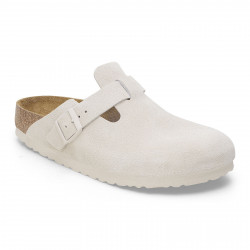 BIRKENSTOCK, Boston leve, Modern suede antique white