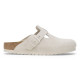 BIRKENSTOCK, Boston leve, Modern suede antique white