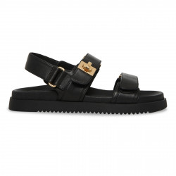 STEVE MADDEN, Mona sandal, Black leather