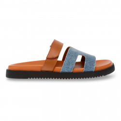 STEVE MADDEN, Missile sandal, Denim multi