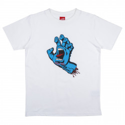 SANTA CRUZ, Youth screaming hand t-shirt, White