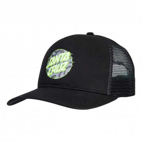 Vivid slick dot meshback - Black