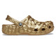 CROCS, Cls metallic geometric clog, Gold