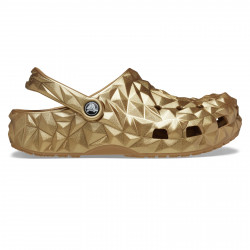 CROCS, Cls metallic geometric clog, Gold